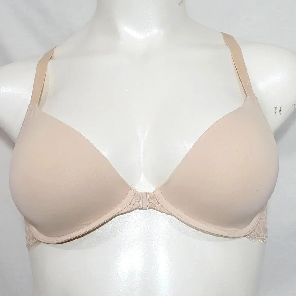 32DDD DKNY 458209 Signature Lace T-Back Underwire Bra‎ Pretty Nude